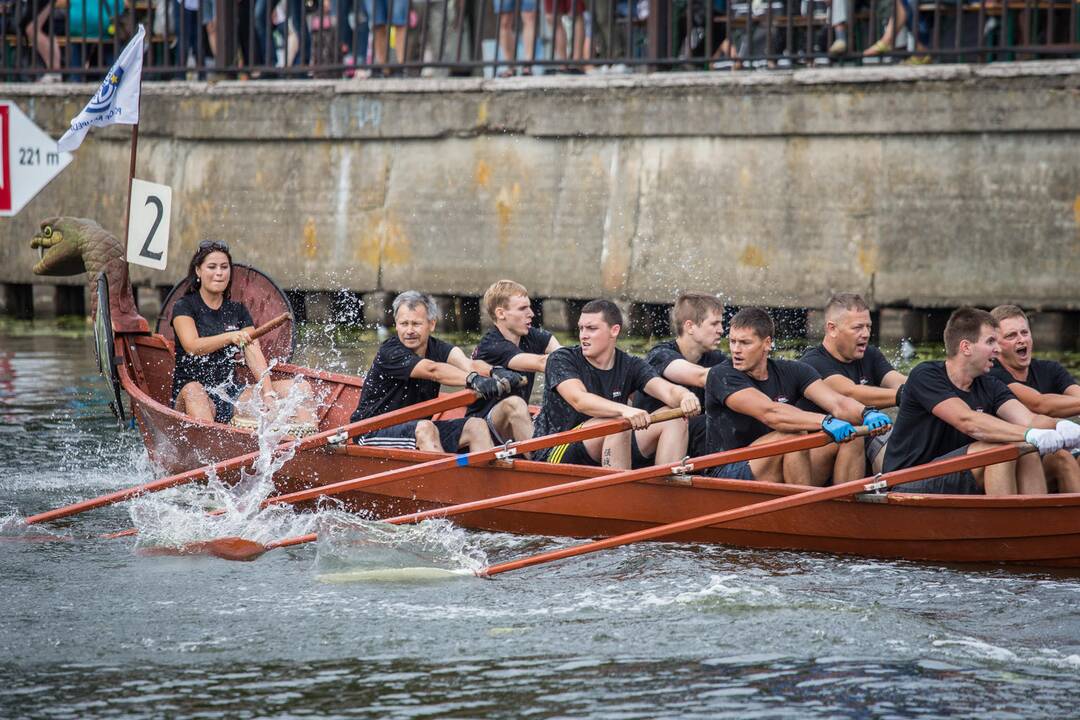 "Drakonų" laivų lenktynės 2018