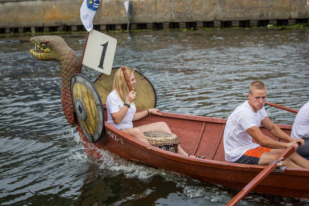 "Drakonų" laivų lenktynės 2018