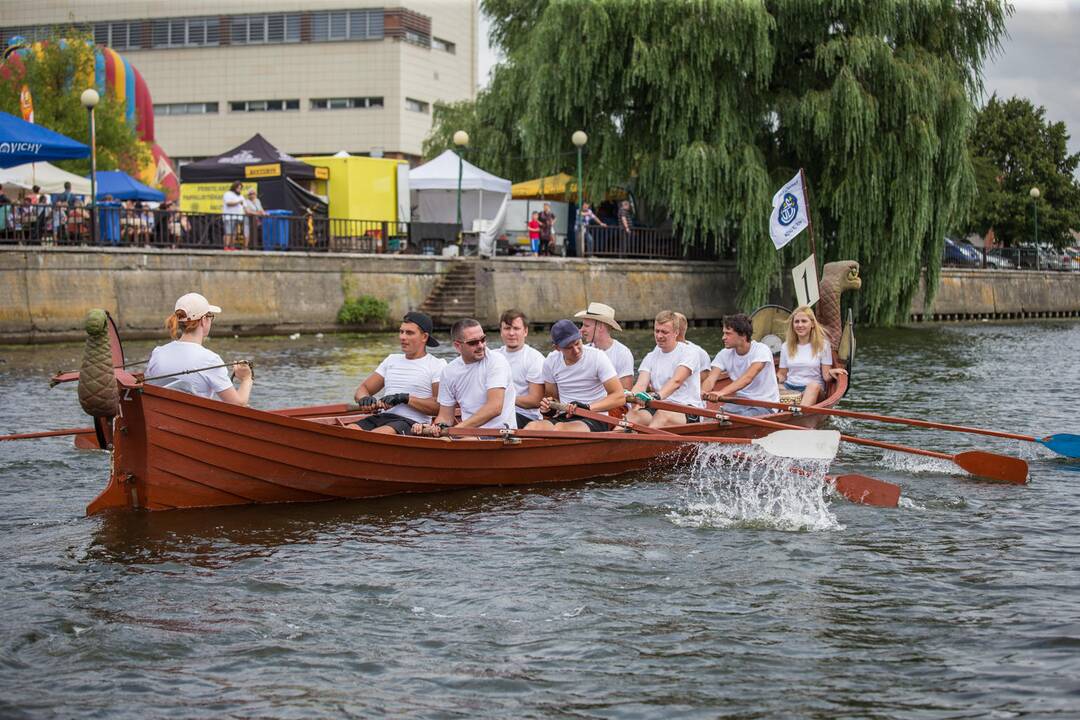 "Drakonų" laivų lenktynės 2018