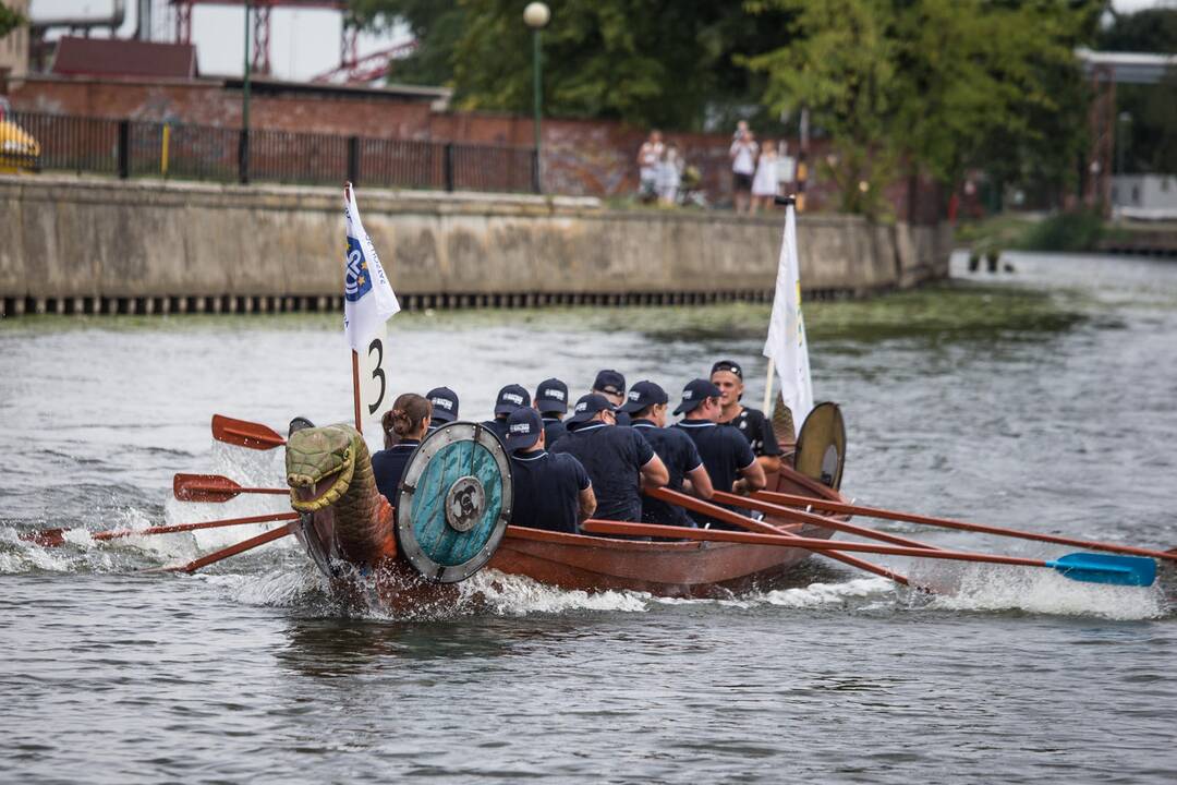 "Drakonų" laivų lenktynės 2018