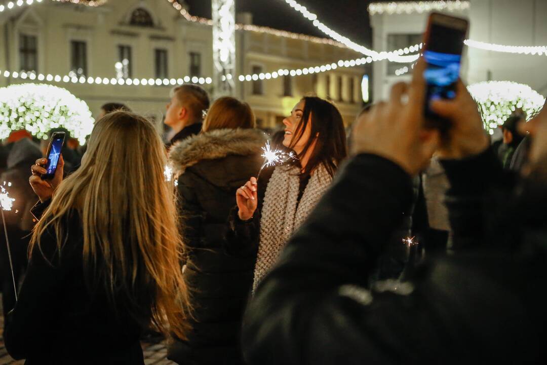 Naujametinis fejerverkas Klaipėdoje 2019