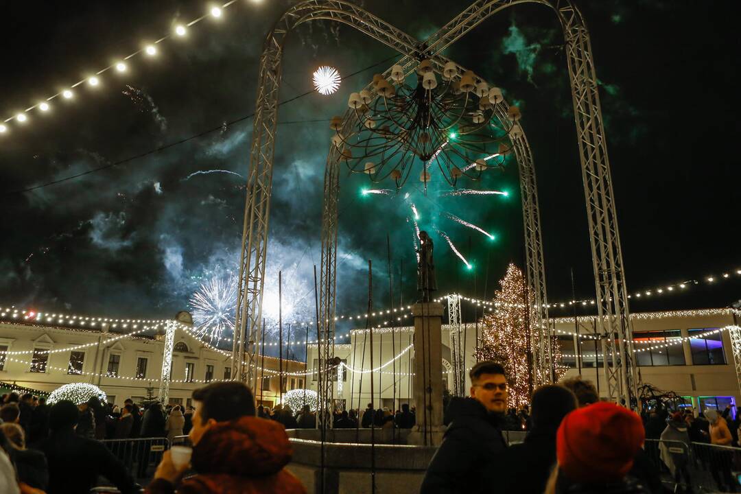 Naujametinis fejerverkas Klaipėdoje 2019