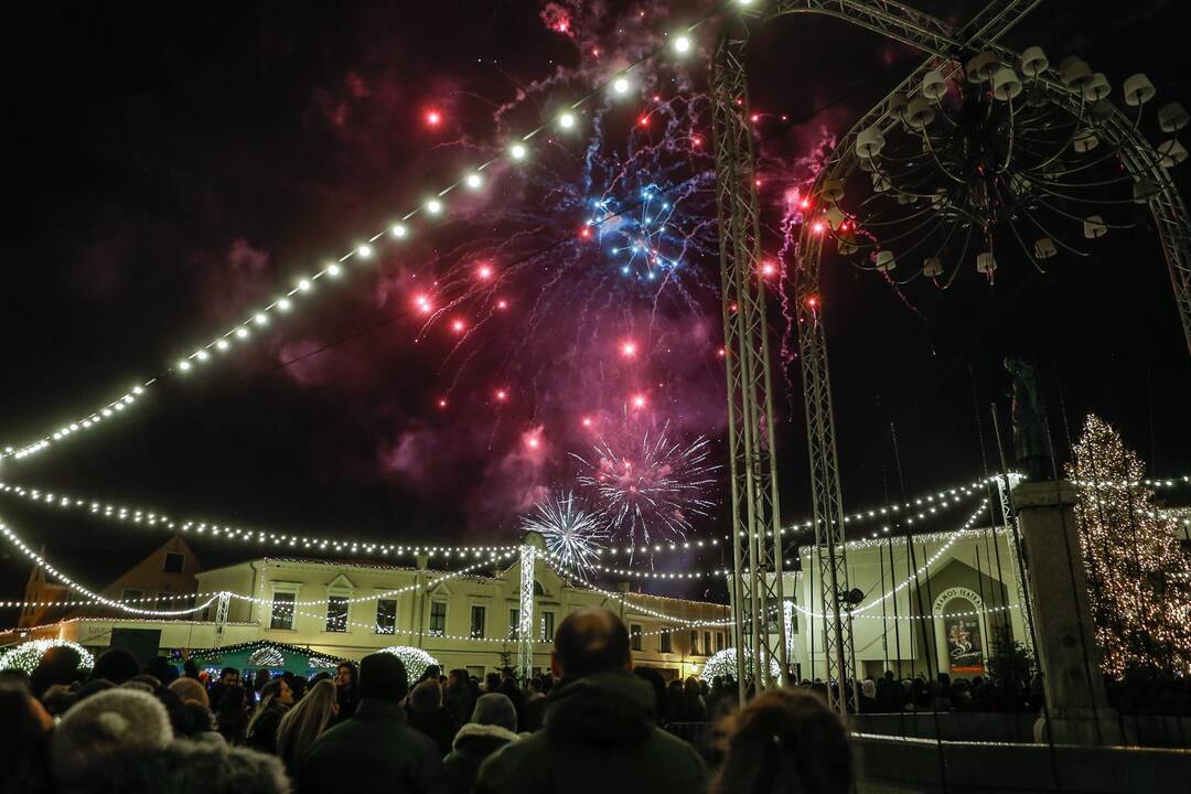 Naujametinis fejerverkas Klaipėdoje 2019