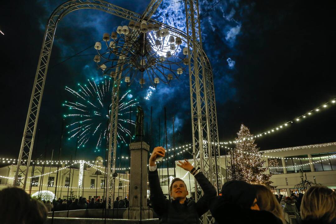 Naujametinis fejerverkas Klaipėdoje 2019