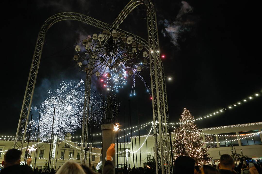 Naujametinis fejerverkas Klaipėdoje 2019