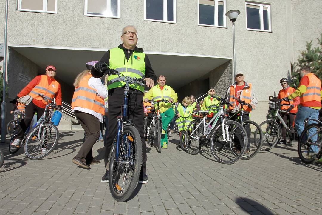 Širdies dieną Klaipėdoje – žygis dviračiais