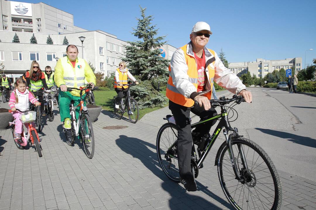 Širdies dieną Klaipėdoje – žygis dviračiais