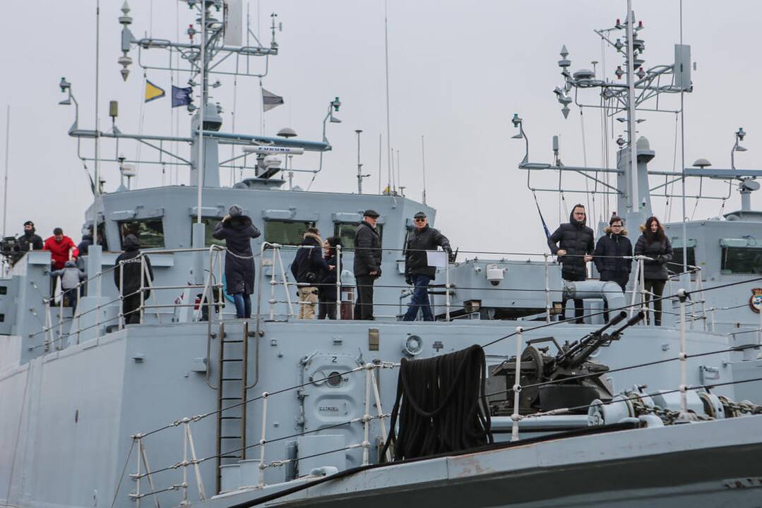 Klaipėdiečius sudomino NATO laivai