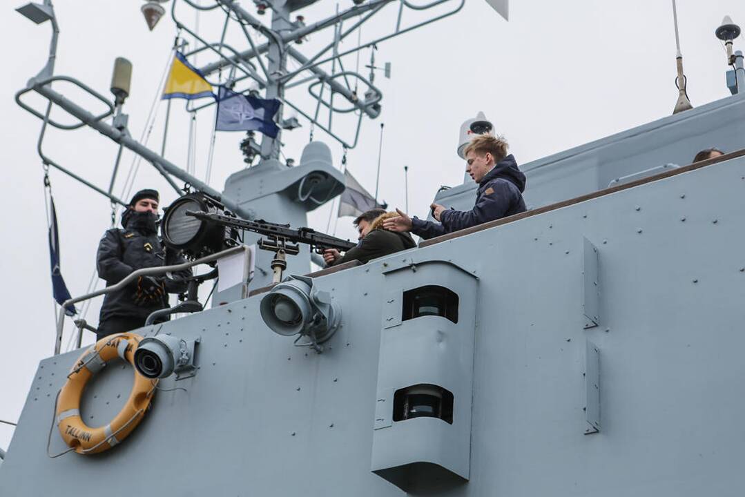 Klaipėdiečius sudomino NATO laivai