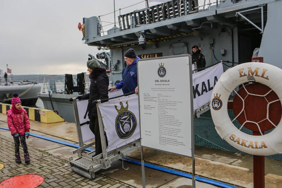 Klaipėdiečius sudomino NATO laivai