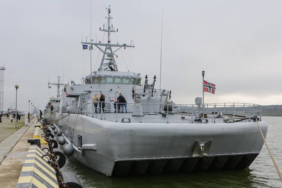 Klaipėdiečius sudomino NATO laivai