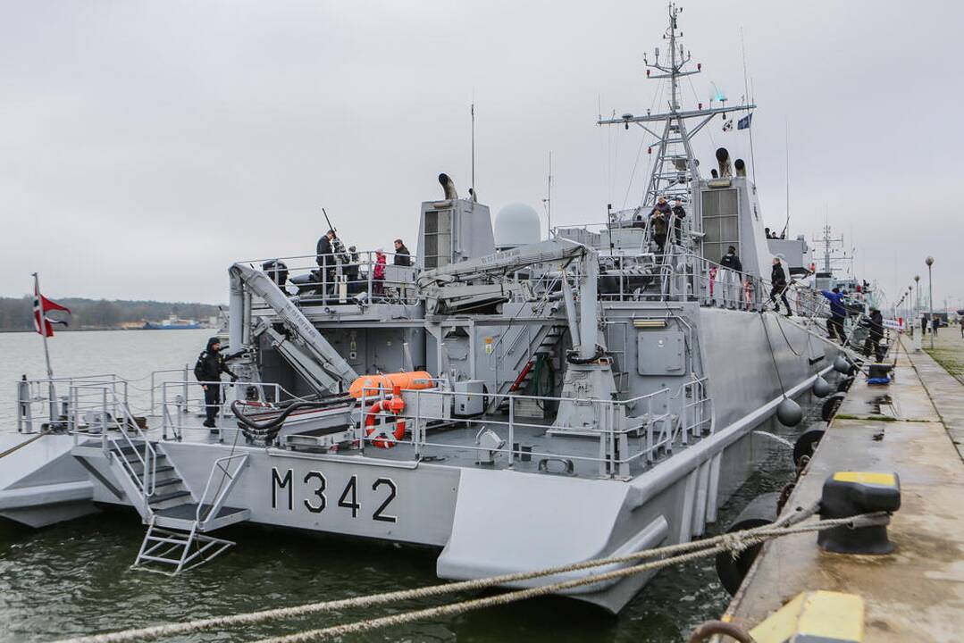 Klaipėdiečius sudomino NATO laivai