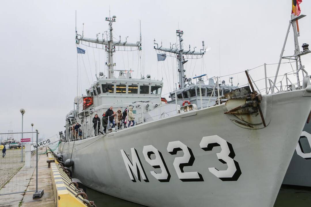 Klaipėdiečius sudomino NATO laivai