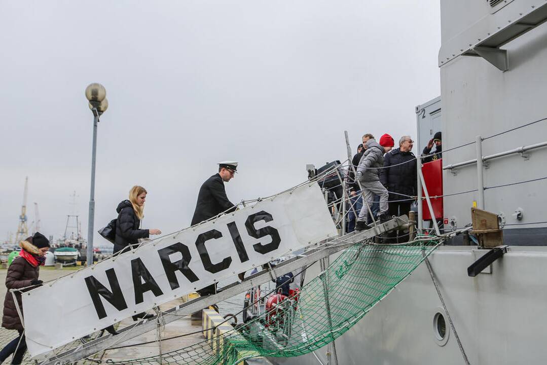 Klaipėdiečius sudomino NATO laivai