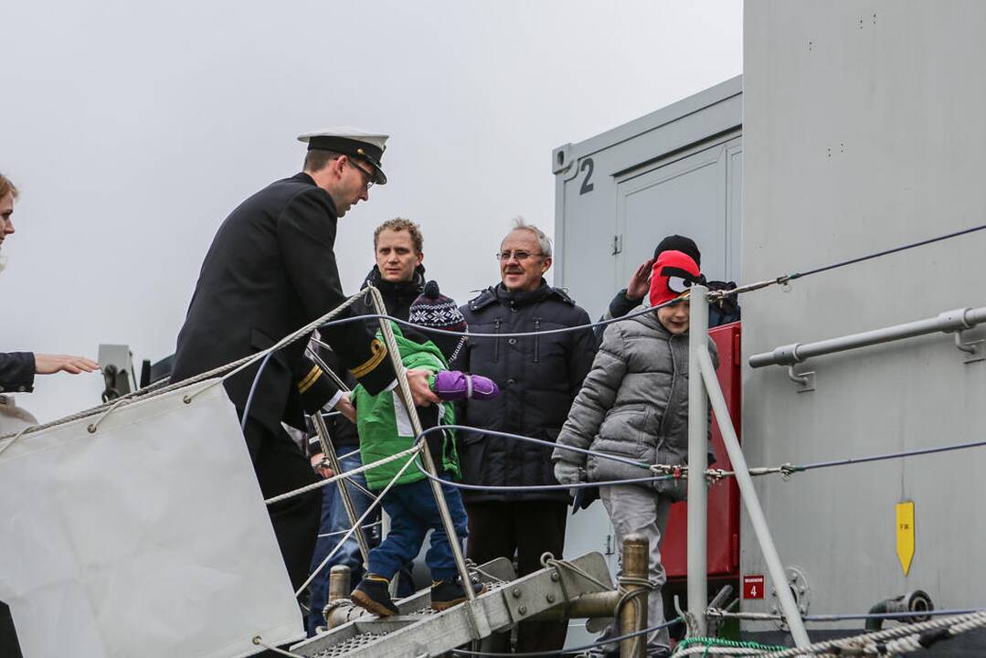 Klaipėdiečius sudomino NATO laivai