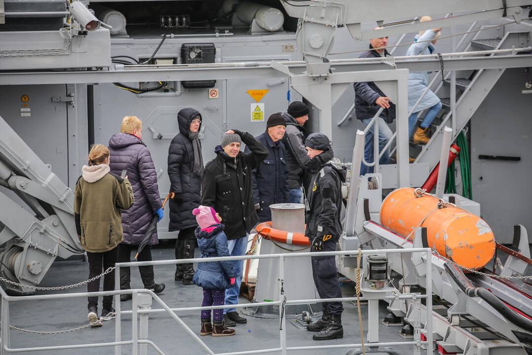 Klaipėdiečius sudomino NATO laivai