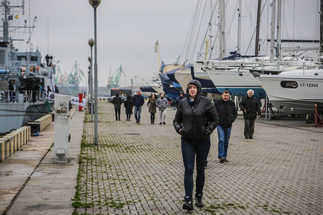 Klaipėdiečius sudomino NATO laivai