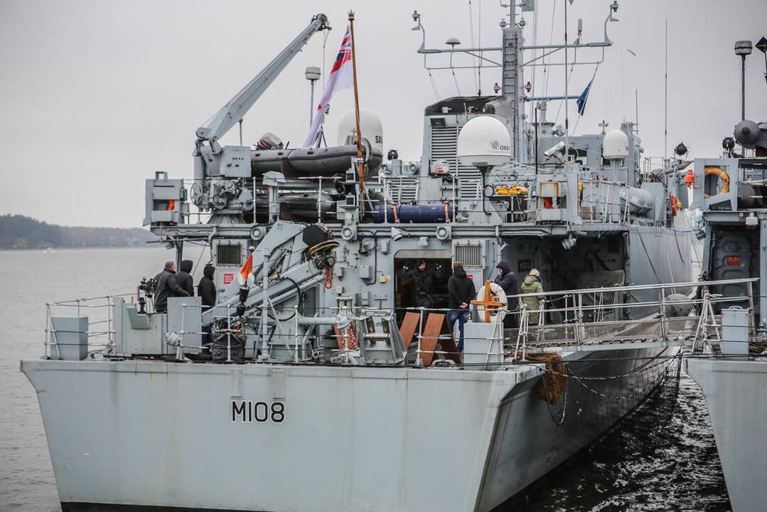 Klaipėdiečius sudomino NATO laivai