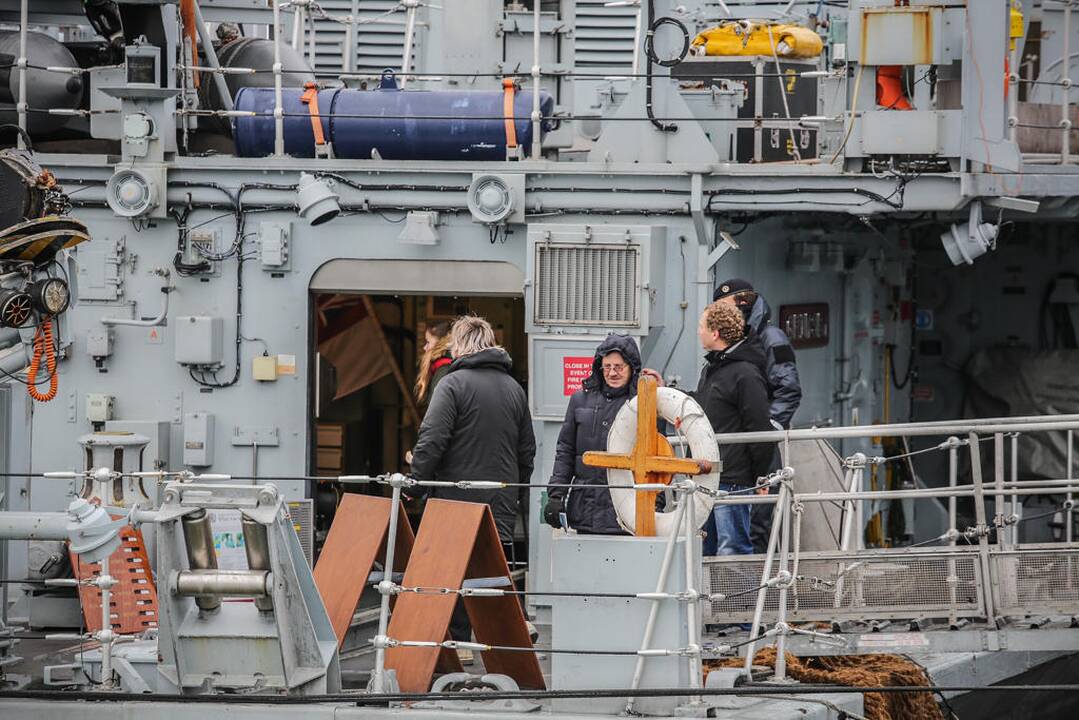 Klaipėdiečius sudomino NATO laivai