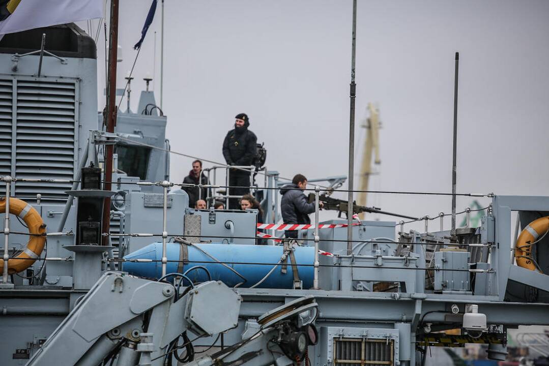 Klaipėdiečius sudomino NATO laivai