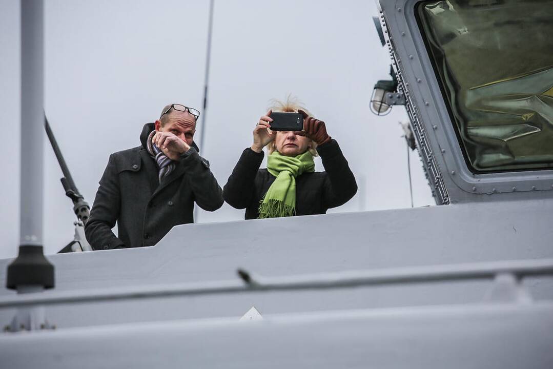 Klaipėdiečius sudomino NATO laivai