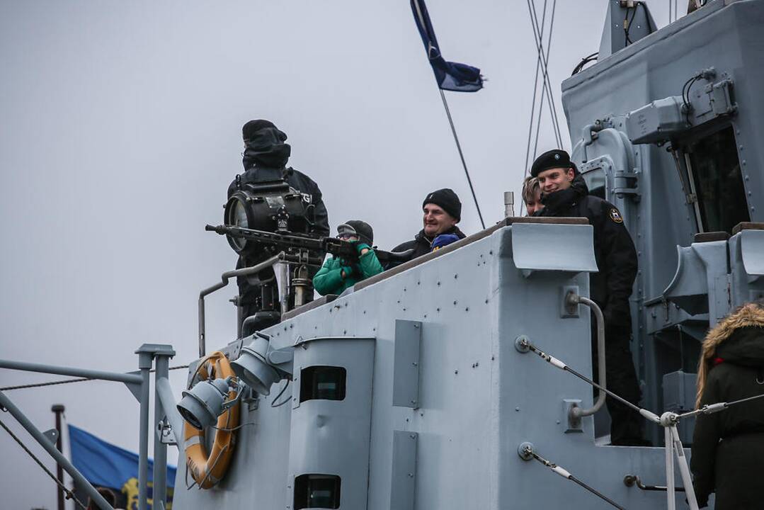 Klaipėdiečius sudomino NATO laivai