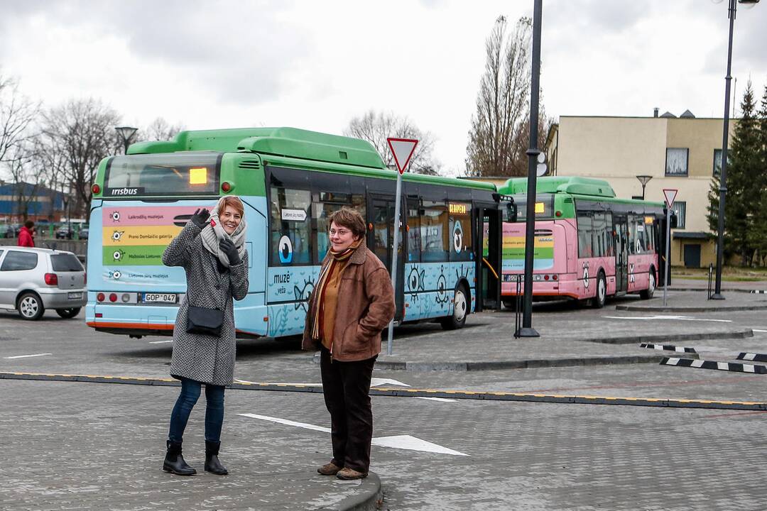 „Muzė veža“ kūrybinės dirbtuvės autobusuose