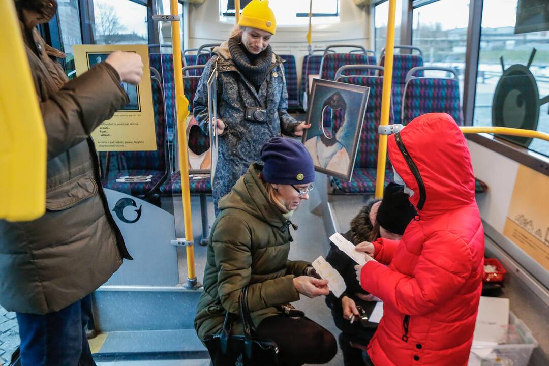 „Muzė veža“ kūrybinės dirbtuvės autobusuose