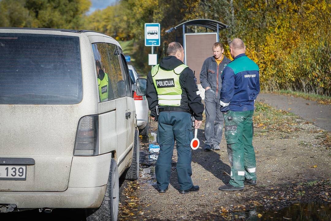 Policijos reidas Klaipėdoje 2019.10.19