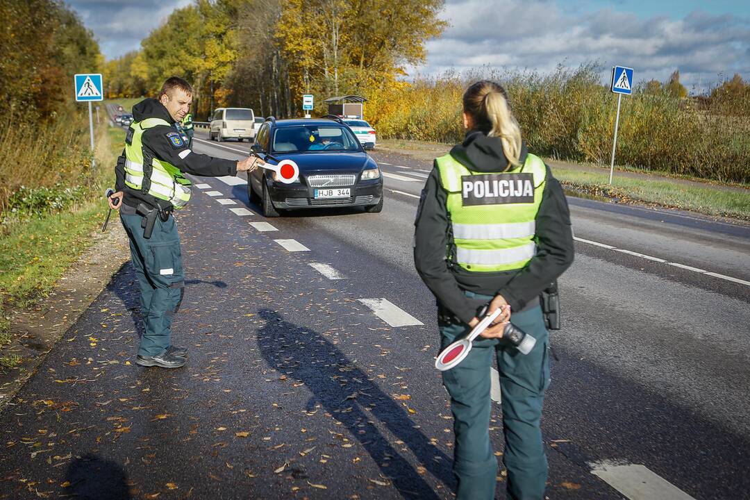 Policijos reidas Klaipėdoje 2019.10.19