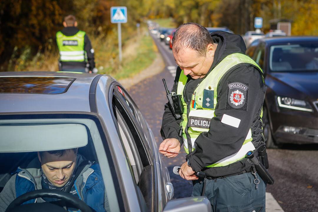 Policijos reidas Klaipėdoje 2019.10.19