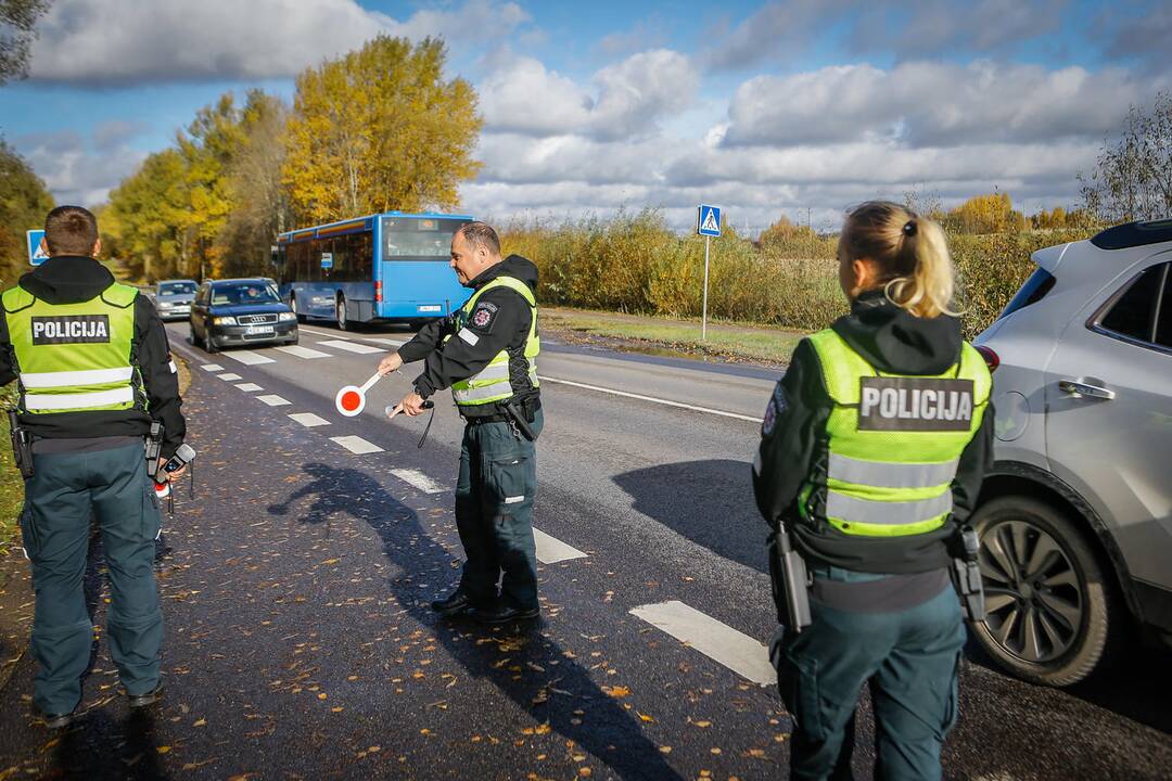 Policijos reidas Klaipėdoje 2019.10.19