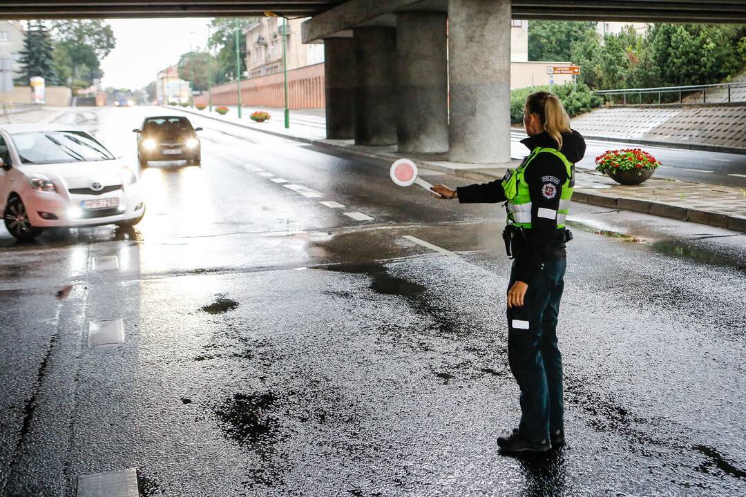 Policijos reidas Klaipėdoje