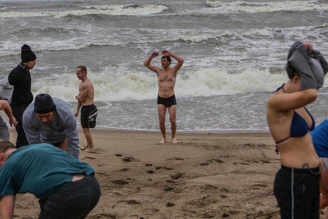 Maudynės jūroje 2017 metų rytą