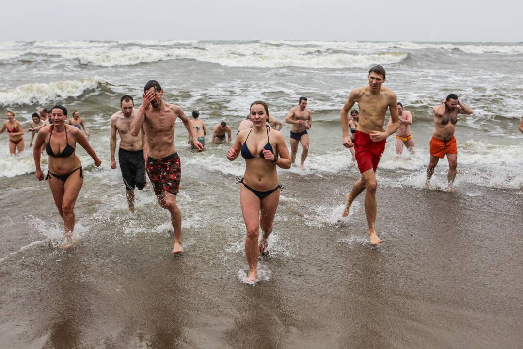 Maudynės jūroje 2017 metų rytą