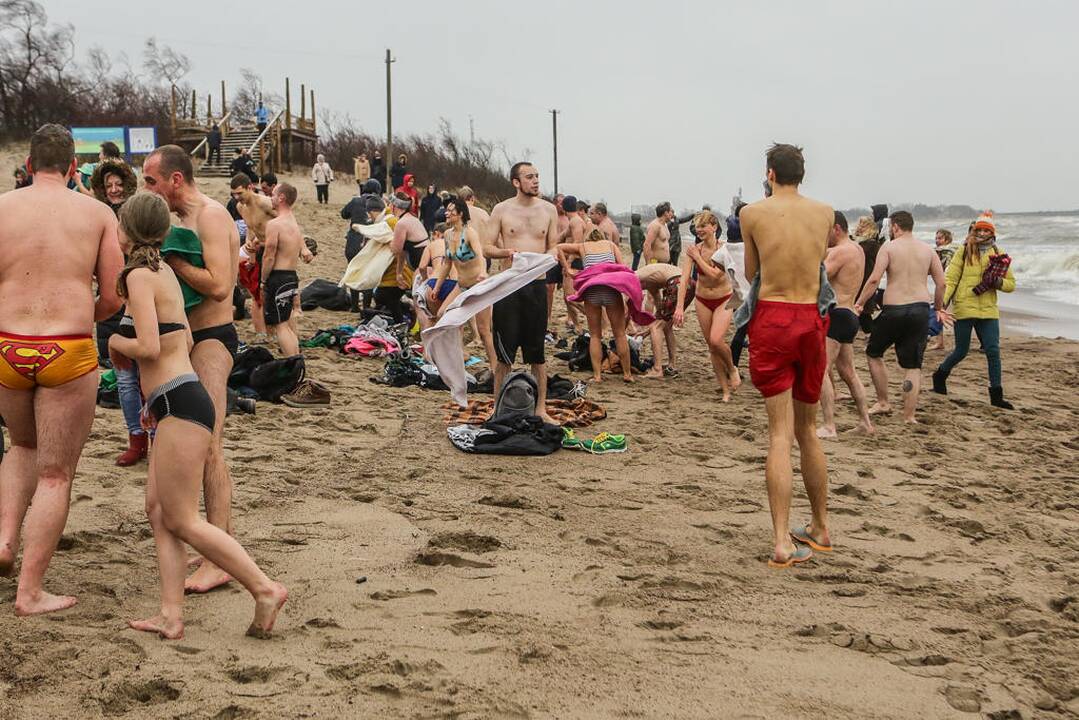 Maudynės jūroje 2017 metų rytą