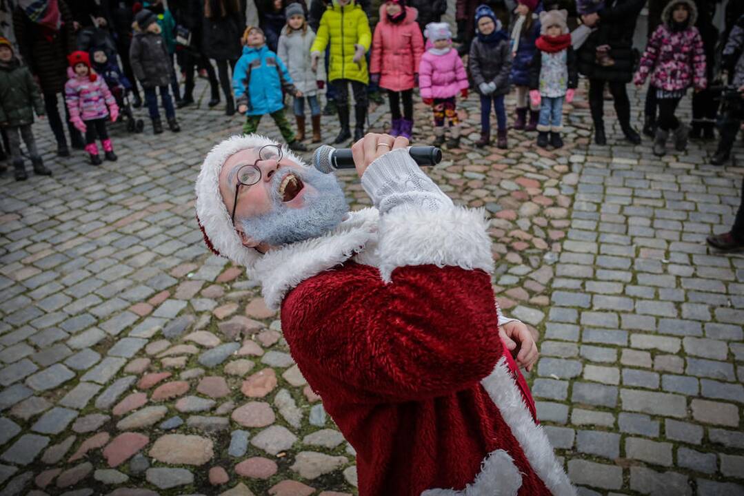 Šeimų popietė su Kalėdų Seneliu