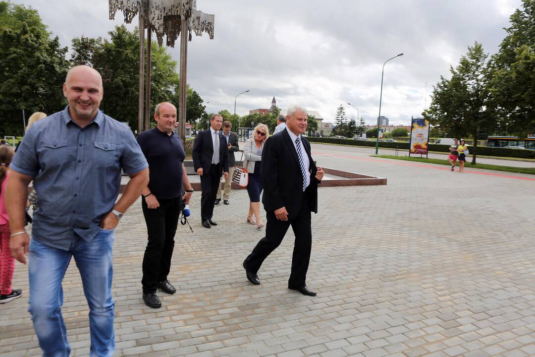 Rekonstruotas Pempininkų fontanas