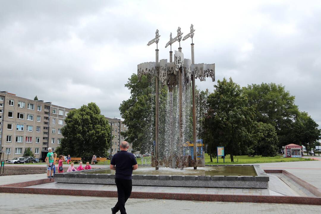 Rekonstruotas Pempininkų fontanas