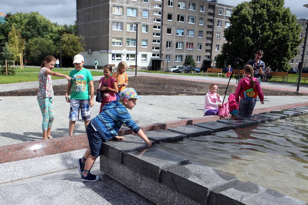 Rekonstruotas Pempininkų fontanas