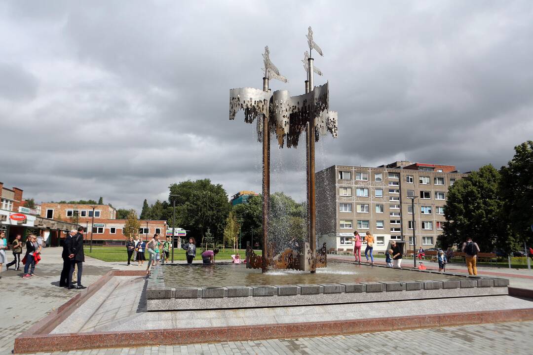 Rekonstruotas Pempininkų fontanas