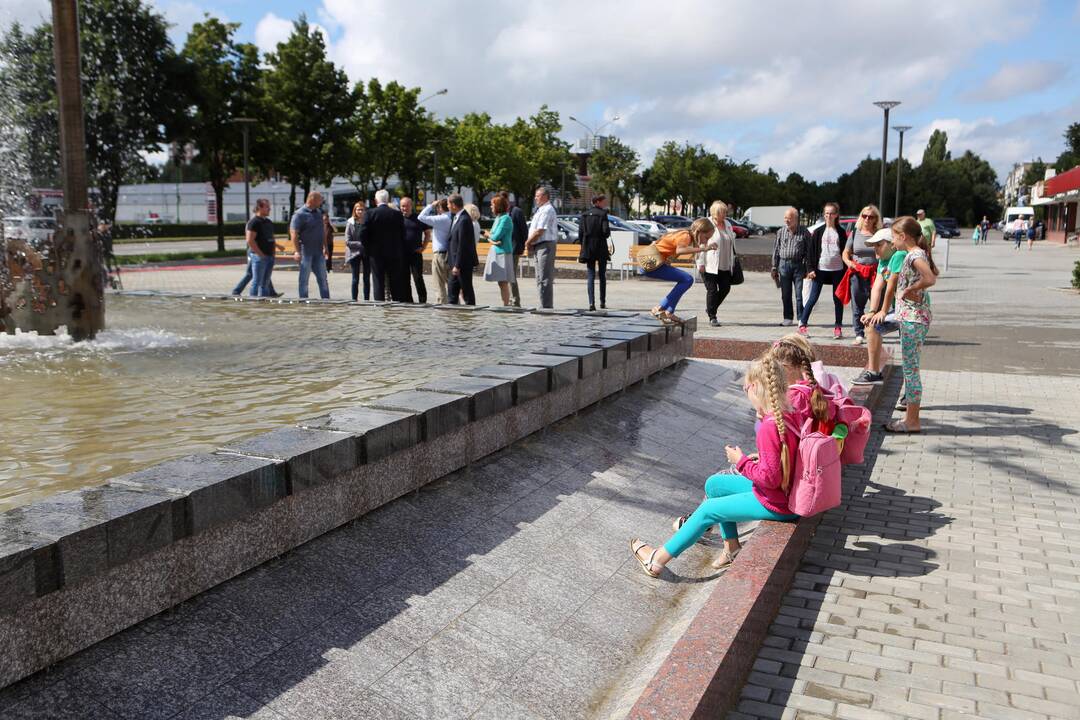 Rekonstruotas Pempininkų fontanas