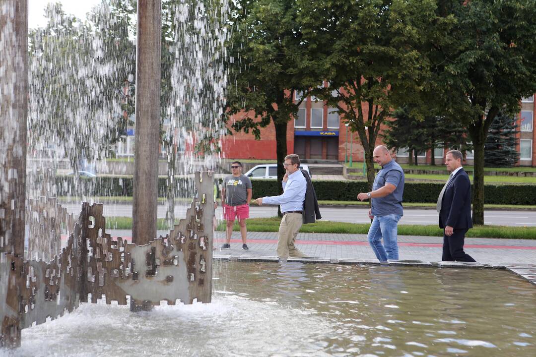 Rekonstruotas Pempininkų fontanas