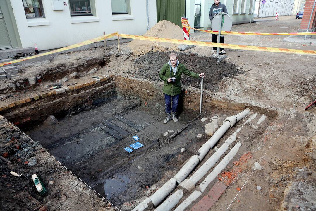 Archeologai Klaipėdos senamiestyje aptiko naujovių