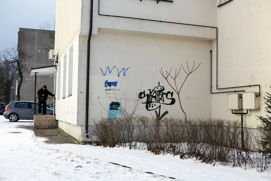 Graffiti Kretingos gatvėje