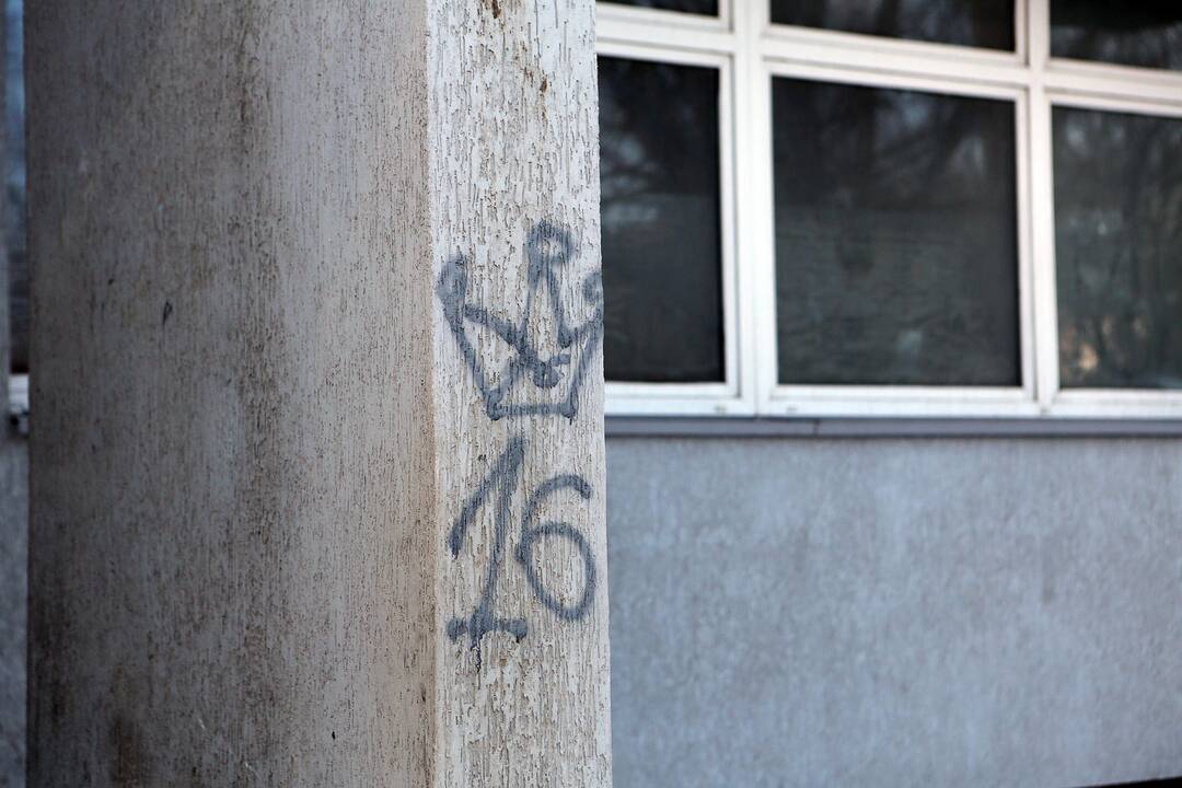 Graffiti Kretingos gatvėje