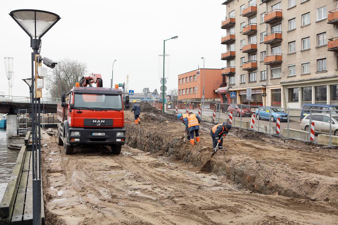 Naujo tilto per Danę statyba