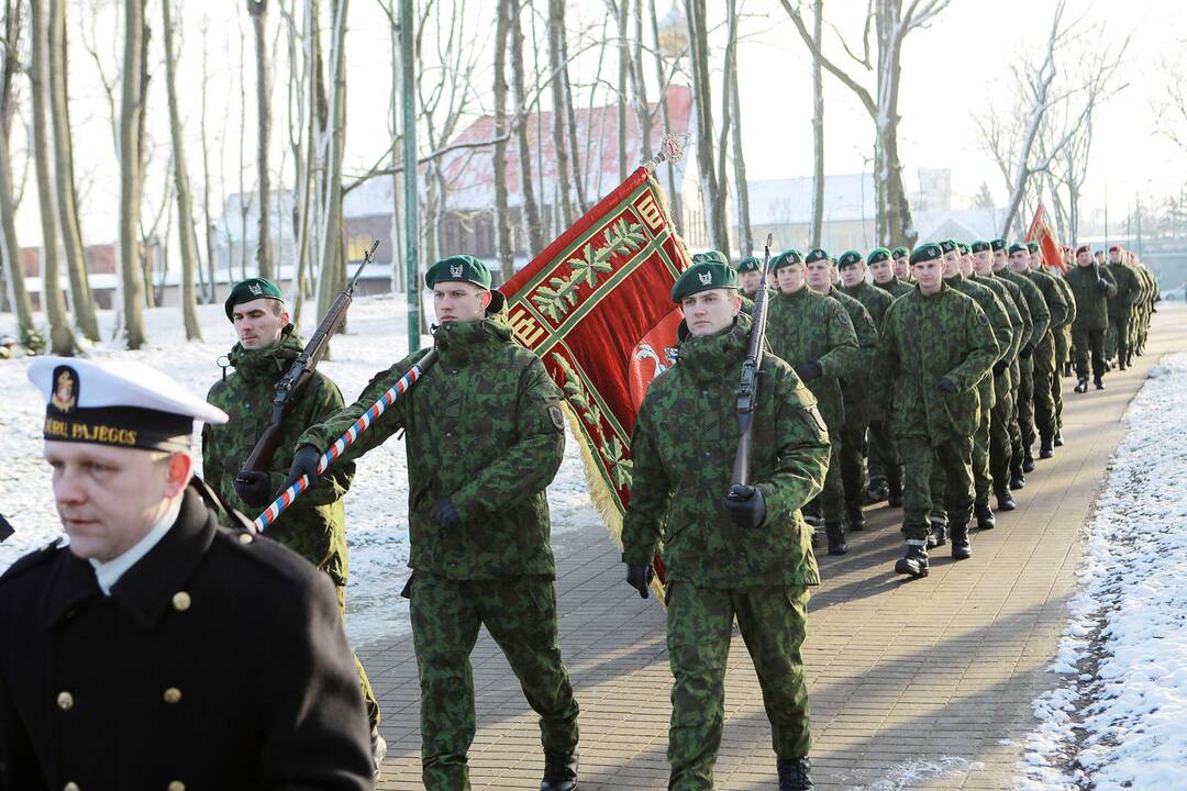 Iškilmingoje ceremonijoje pagerbti žuvusieji už Klaipėdos kraštą