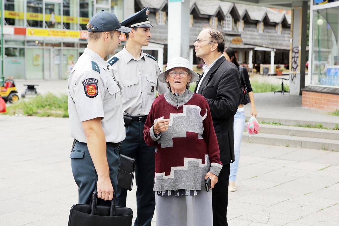 Uostamiesčio prekeives išvaikė tvirkintojai