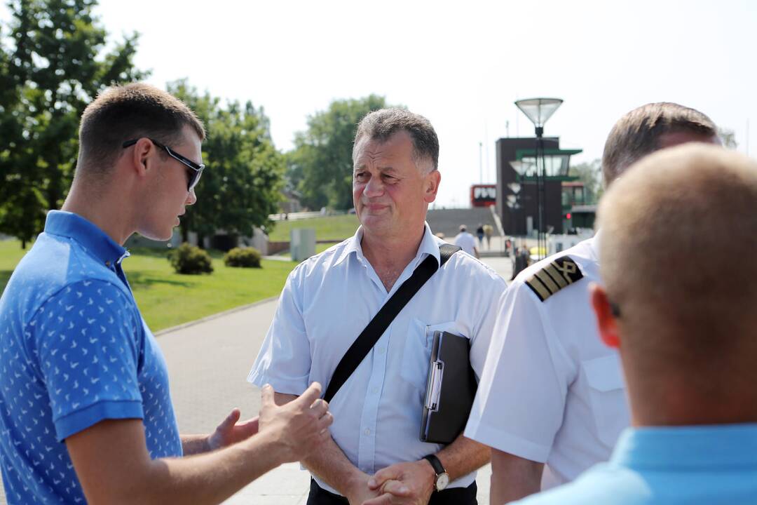 Pramogų Danės krantinėje patikra